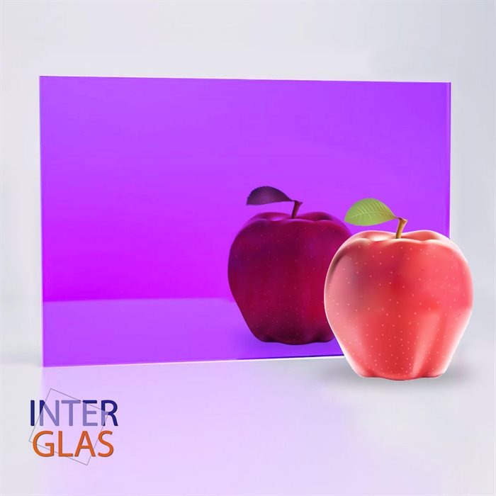 3 mm speil i plexiglass - Fiolett - 3050x2050 mm