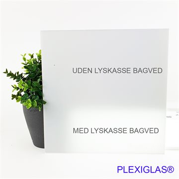 Plexiglas® Opal Akryl 26 % 4 mm - Ekstruderet