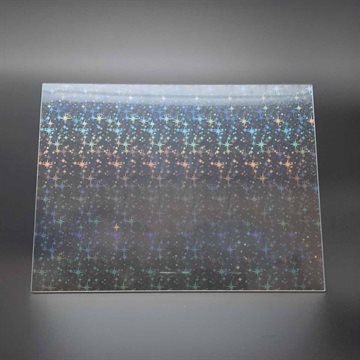Akrylstøpt regnbue (Starburst) gjennomsiktig - 3 mm