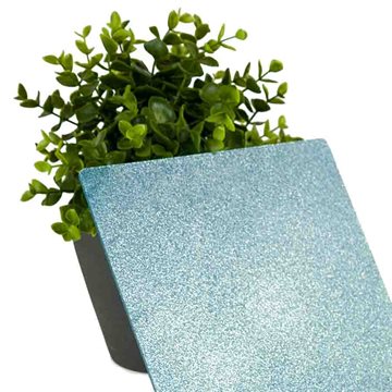 Lyseblå glitter akryl 1220 x 2440 mm
