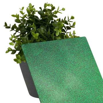 Grønn glitter akryl - Klipp til størrelse (ALDSFA0622T) - 3 mm