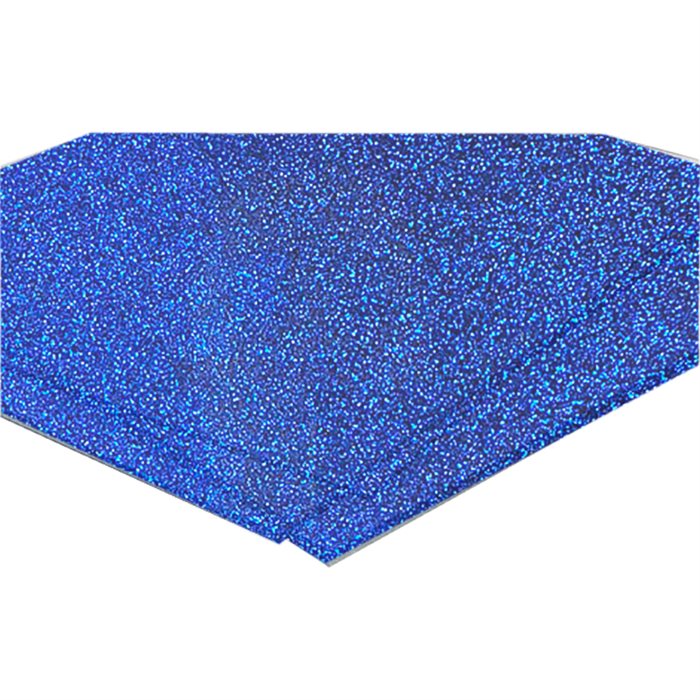 Mørkeblå glitter akryl 1220 x 2440 mm