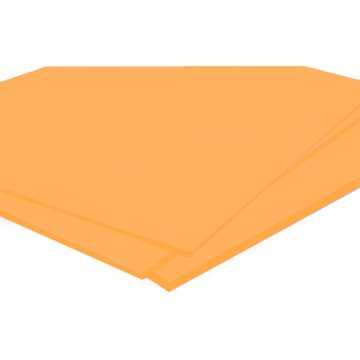 Pastel Orange Akryl - Orange Fizz - Hel plade 3050 x 2030 mm