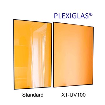 Plexiglass® Ikke-reflekterende 2 mm - XT-UV100