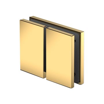 180 graders glass/glassbrakett Blankt gull - 2 stk