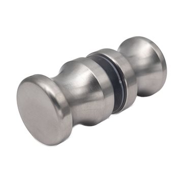 Knott Ø30 x 30 mm - Børstet stål