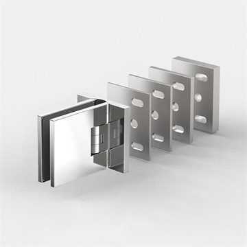 1 stk. - 2 mm - Avstandskloss til Flamea 8134ZN hengsel