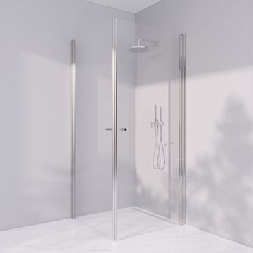 Dusjkabinett i standardmål - Prime PH22 - Glanset krom