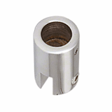 Stabilisering holder til brusestang 10-12 mm glas Glas/loft, Krom