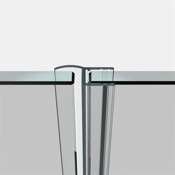 Pauli 180° tetningslist - 6 og 8 mm glass - 2500 mm