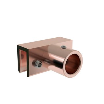 Stabiliseringsstang glassholder for 8-12 mm glass - Kobber