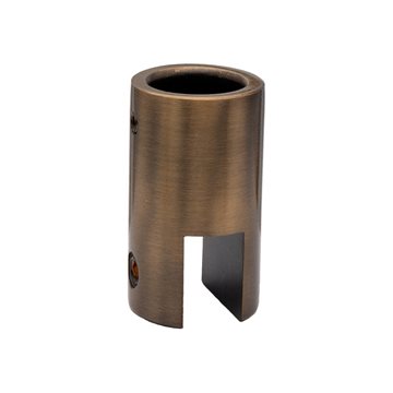 Stabiliseringsstang tak/glass glassholder til 10 - 12 mm glass - Antikk messing