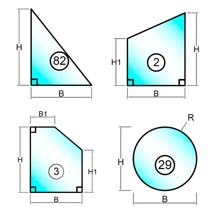 Form - 2 lag (2 x 4 mm)