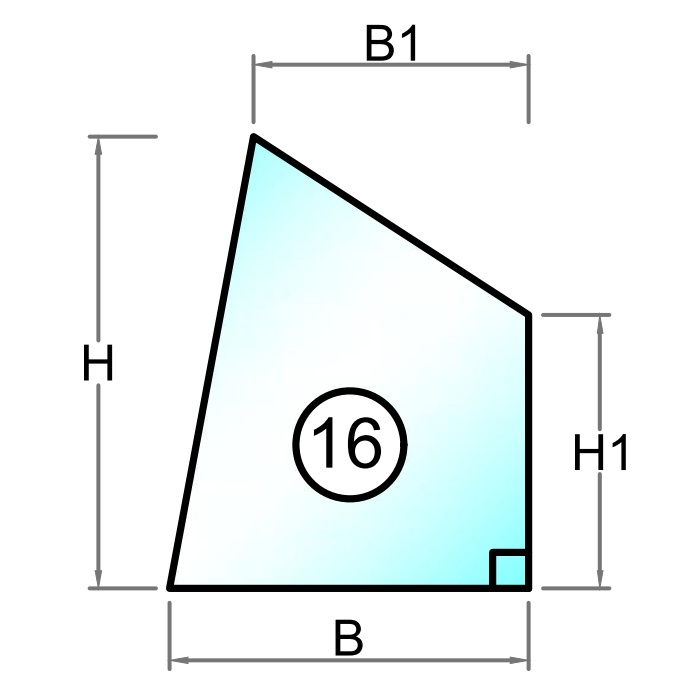 Isolerglass med sikkerhetsglass - Figur 16