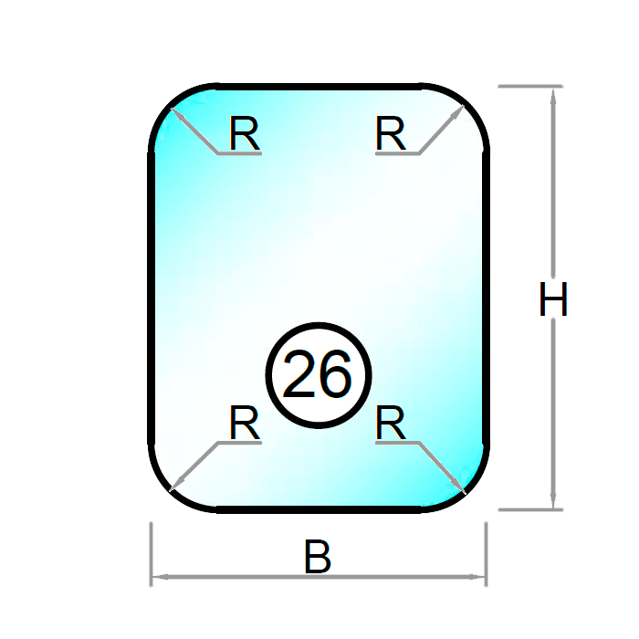 Isolerglass med sikkerhetsglass - Figur 26
