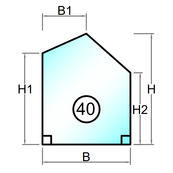 Hammerglass - Kutt til størrelse - Figur 40