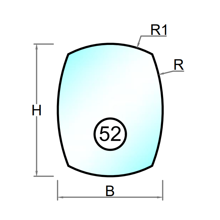 Isolerglass med sikkerhetsglass - Figur 52