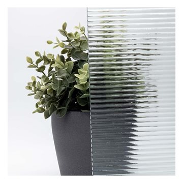 8 mm herdet VISIOSUN horisontalt mønster med polert kant