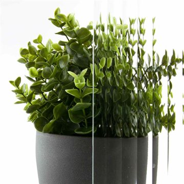 4 mm Flutes råglass