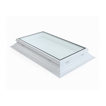 VITRIA flatt takvindu - 100 x 160 - Fast - PVC 16/20 Kant