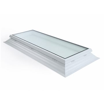 VITRIA flatt takvindu - 40 x 100 - Fast - PVC 16/20 Kant