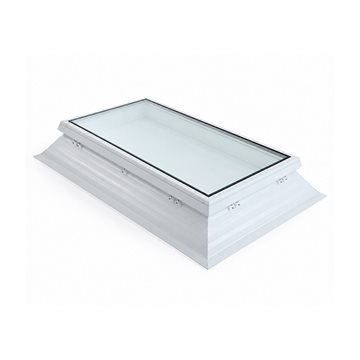 VITRIA flatt takvindu - 80 x 130 - Fast - PVC 16/20 Kant