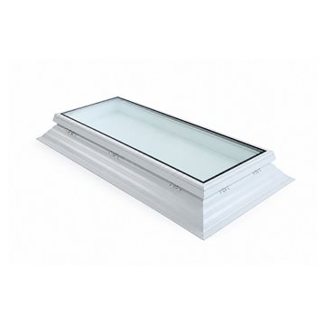VITRIA flatt takvindu - 80 x 180 - Fast - PVC 16/20 Kant