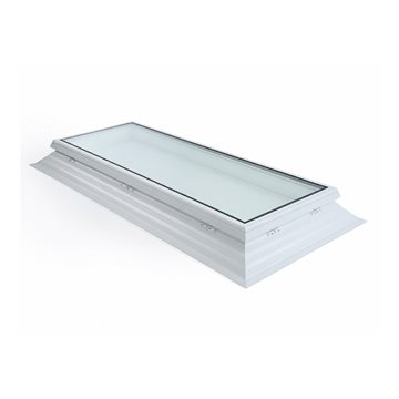 VITRIA flatt takvindu - 80 x 200 - Fast - PVC 16/20 Kant