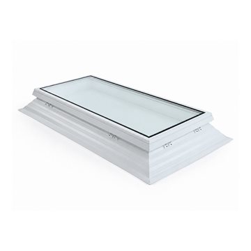 VITRIA flatt takvindu - 90 x 150 - Fast - PVC 16/20 Kant