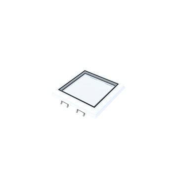 VITRIA flatt takvindu - 40 x 40 - Fast - PVC 20/00 Kant