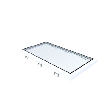 VITRIA flatt takvindu - 60 x 120 - Fast - PVC 20/00 Kant