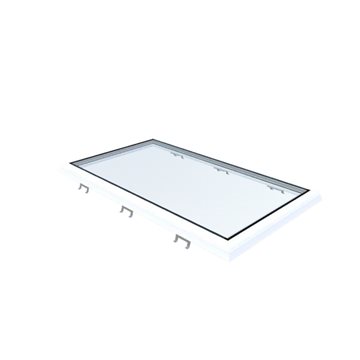 VITRIA flatt takvindu - 70 x 130 - Fast - PVC 20/00 Kant