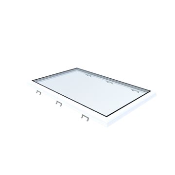 VITRIA flatt takvindu - 80 x 130 - Fast - PVC 20/00 Kant