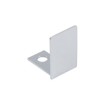 Endelokk for Uprofil - Satin, 15x22x20 mm