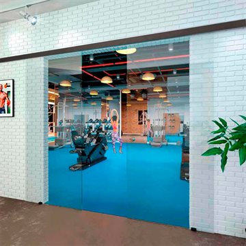 Dobbel skyvedør - Etter mål - Veggmontering