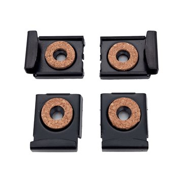 Speilholdere for 3 - 6 mm speil i Svart