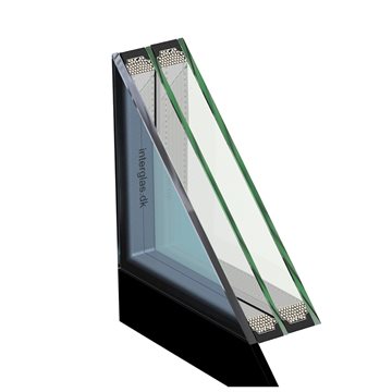 Takglass termo 3 lag - Fortsatt glass utvendig