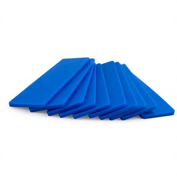 HARPUN Glasskloss 100x30x1 mm - Blå - 1000 stk.