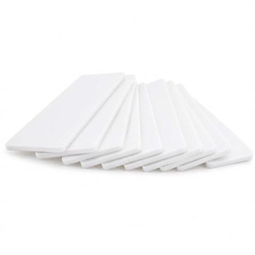 HARPUN Glasskloss 100x30x2 mm - Hvit - 1000 stk.