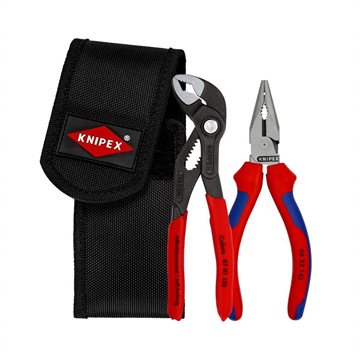 KNIPEX Minitangsett i verktøysbelteveske med 2 deler
