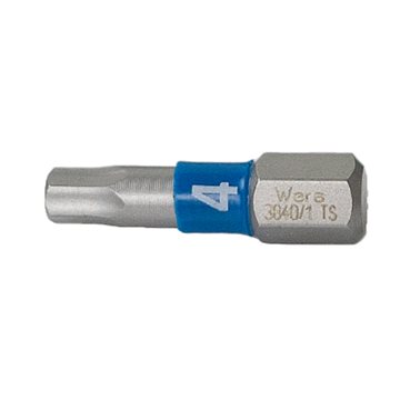 Bits 4 mm - 3840/1 TS Bits - Rustfritt stål - Hex-pluss